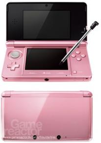 Nintendo 3DS rosa en Japón